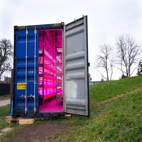 Vertical Farming in Shipping Container Farms